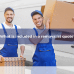 What is included in a removalist quote?